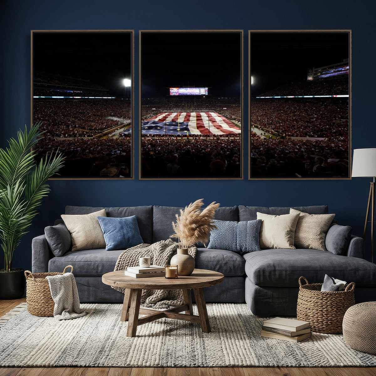 Oklahoma Memorial Stadium Wall Art Canvas Print – Oklahoma