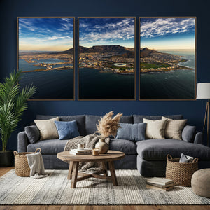 Cape Town Skyline Wall Art Canvas Print – Table Mountain
