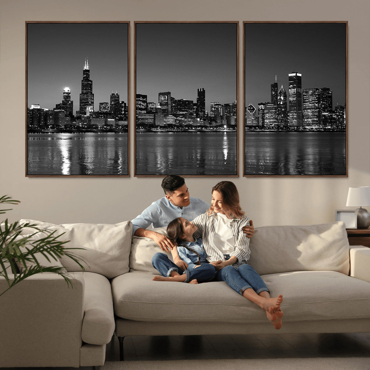 Chicago Wall Art Canvas Print