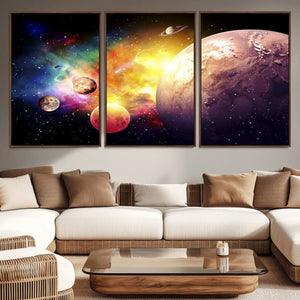 Space and Galaxy Canvas Print