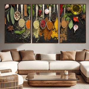 Spices Wall Art Canvas Print