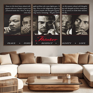 Thinkers of Wall Art Canvas Print - Inspirational Wall Art
