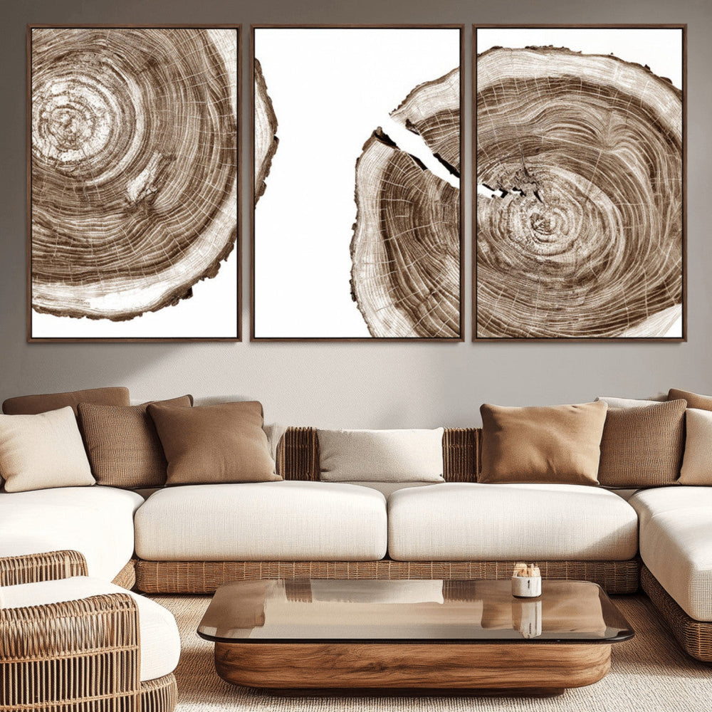 Wood Tree Ring Wall Art Canvas Prints, Tree Rings –
