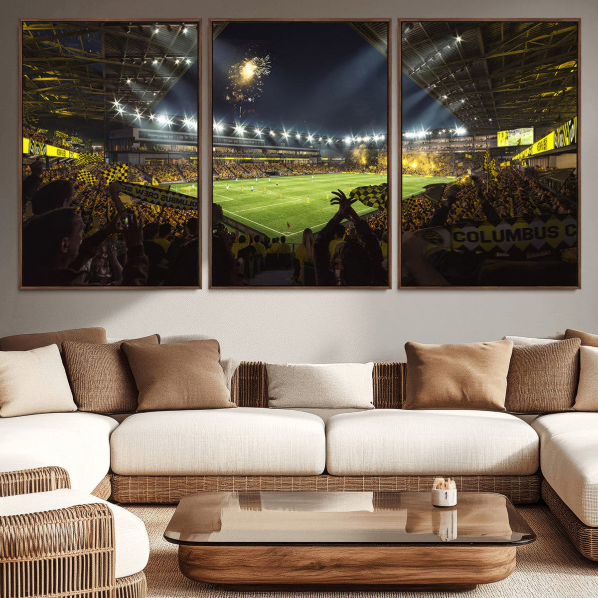 Columbus Crew Soccer Team Print - Columbus Crew Stadium Wall
