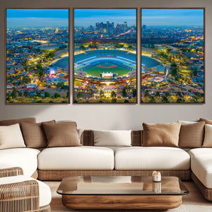 Los Angeles Dodgers Wall Art Canvas, Dodger Stadium Wall Art