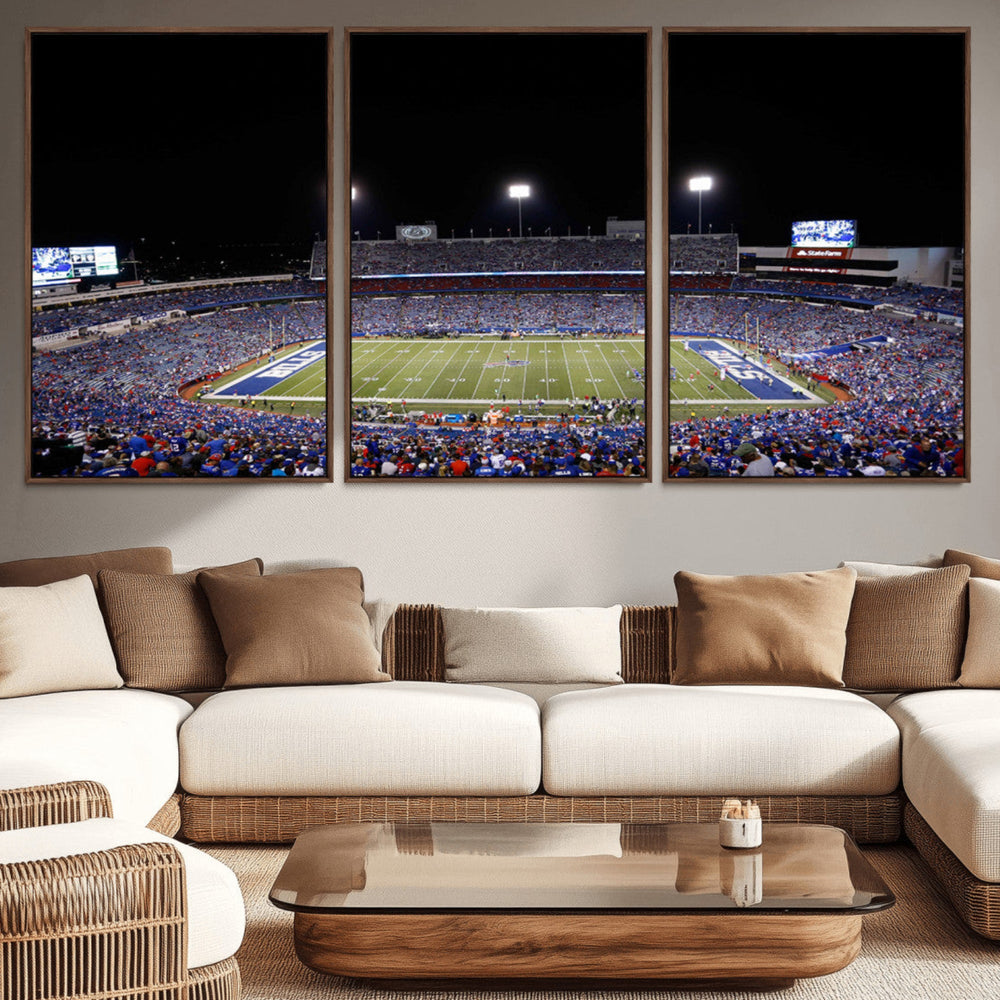 Buffalo Bills Wall Art - Buffalo Bills Stadium Canvas Print,