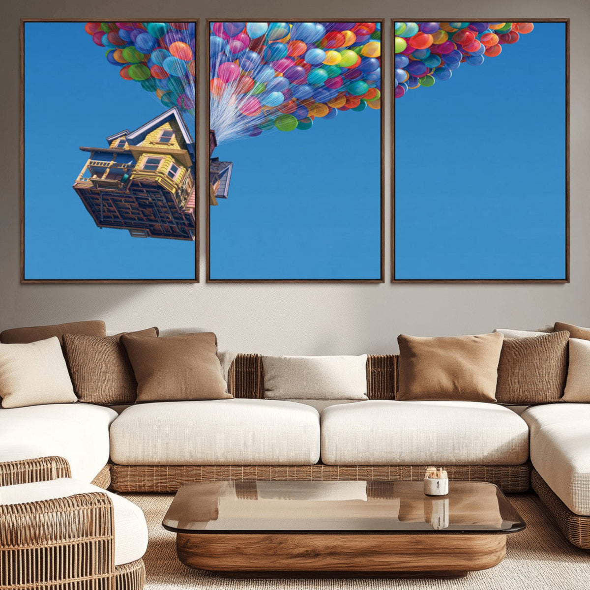 Carl Fredricksen, Up Movie Wall Art, Balloons Wall Art, Air