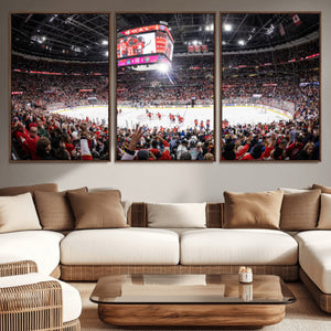 Amerant Bank Arena Wall Art Canvas Print - Basketball Arena