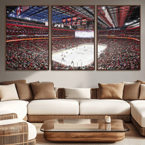 Barton Malow Little Caesars Arena Detroit Wall Art Canvas