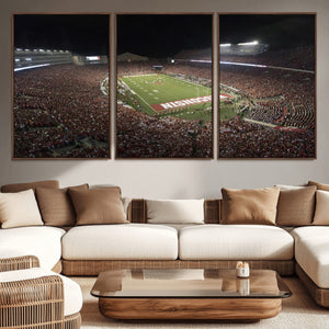 Wisconsin Badgers Football Team Print - Madison Camp Randall