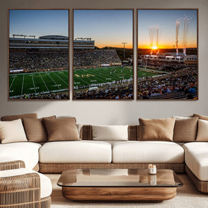 Demon Deacons Football Team Print Canvas- Winston-Salem