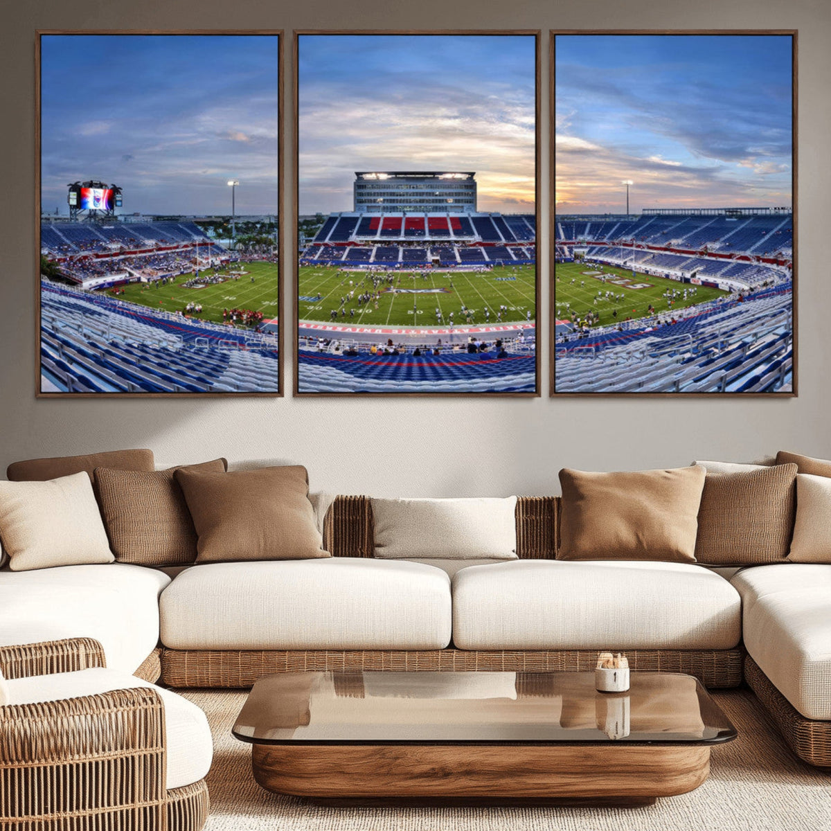 Florida Atlantic University Owls Football Team Print - Boca