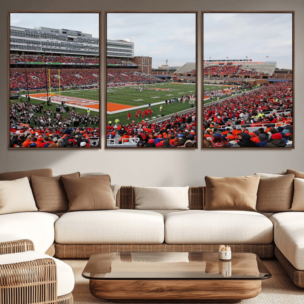 University of Illinois Fighting Illini Football Team Print -