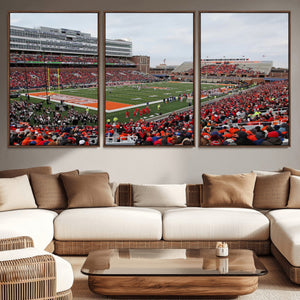 University of Illinois Fighting Illini Football Team Print -