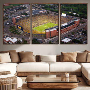 University of Michigan Wolverines Football Team Print - Ann