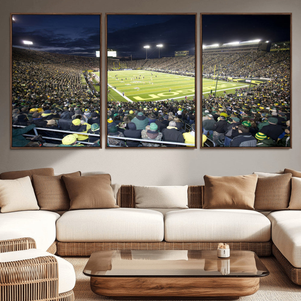 University of Oregon Ducks Football Team Print - Eugene
