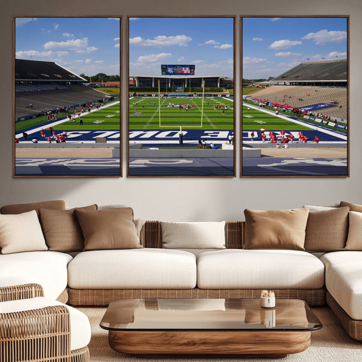 Rice University Owls Football Team Print - Houston Rice