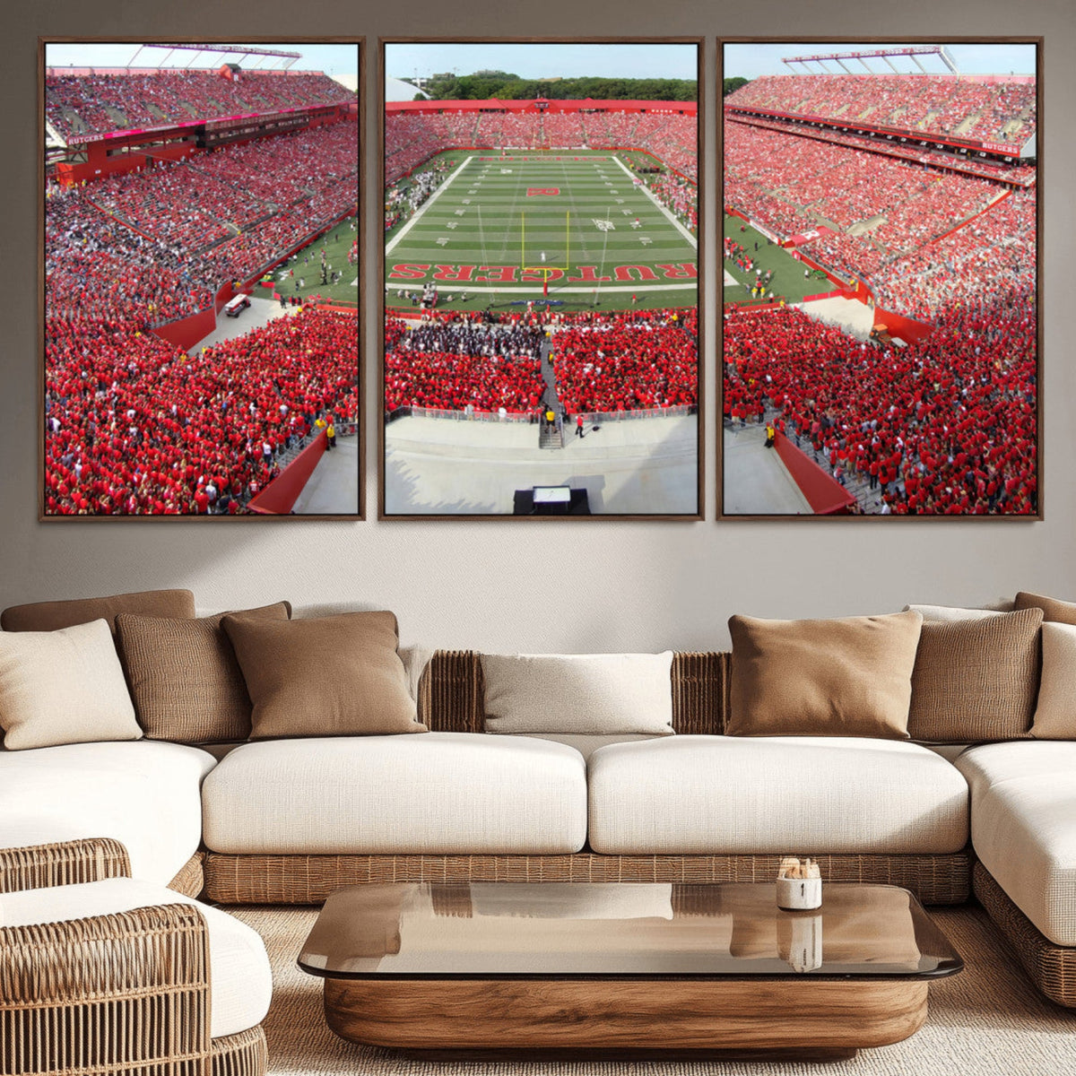 Rutgers Scarlet Knights Football Team Print - Piscataway SHI