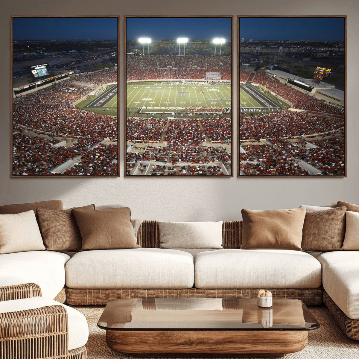 Texas Tech Red Raiders Football Team Print - Lubbock Jones