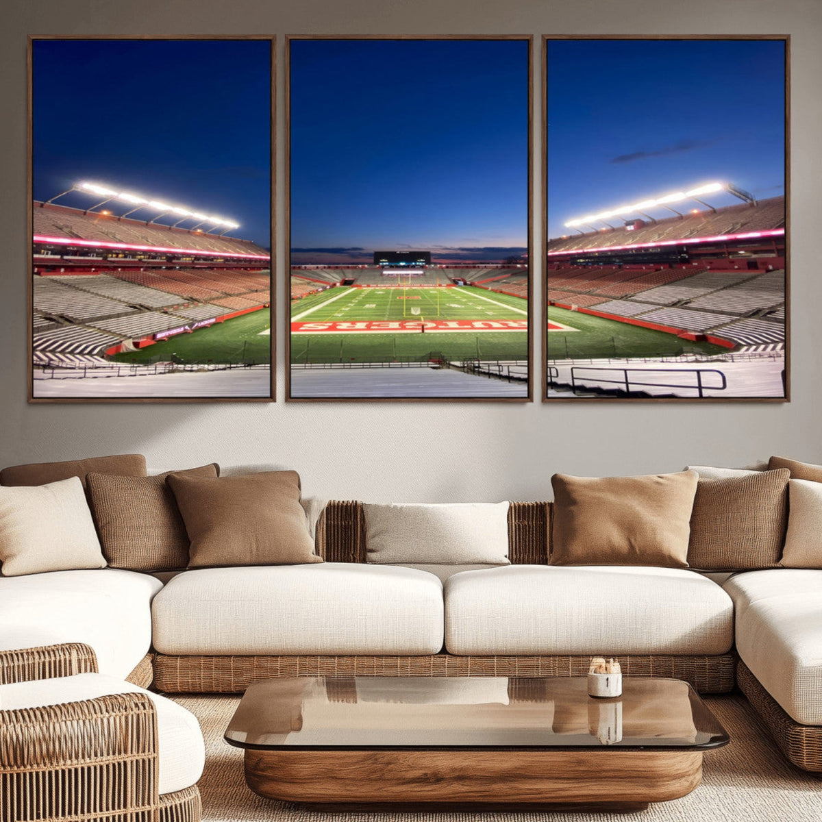 Rutgers Scarlet Knights Football Team Print - Piscataway SHI