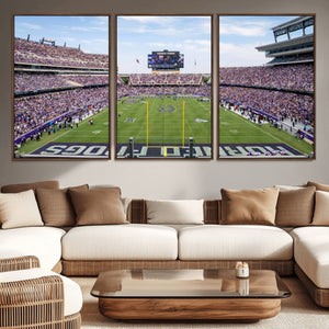 TCU Horned Frogs Football Team Print - Fort Worth Amon G.