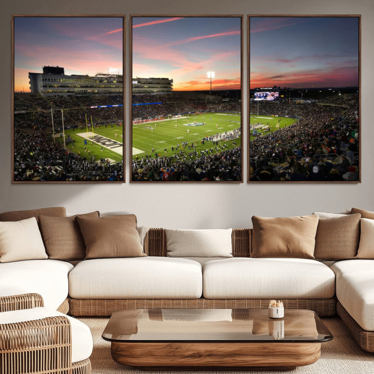 The University of Connecticut UCONN Huskies Football Team