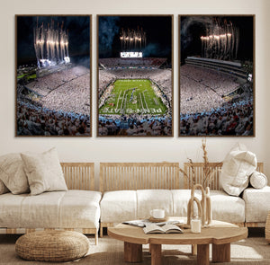 Penn Stadium Football Wall Art Canvas Print, Pennsylvania