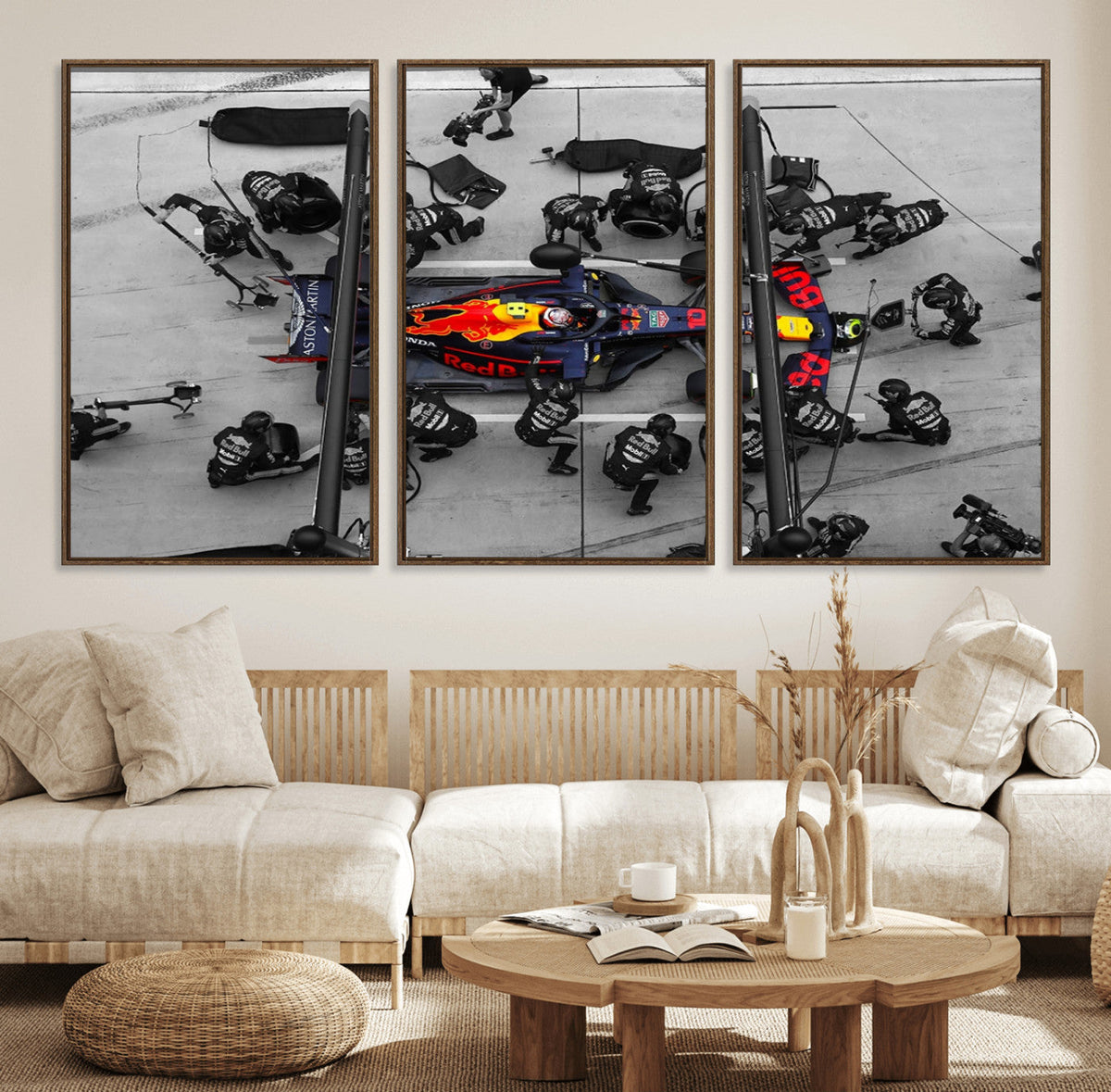 RedBull Formula 1 Canvas Wall Art Print