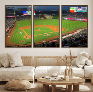 Angel Stadium Aerial Canvas Print – Los Angeles Angels