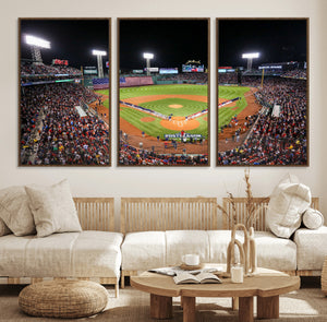 Fenway Park Wall Art Canvas Print | Large Baseball Stadium