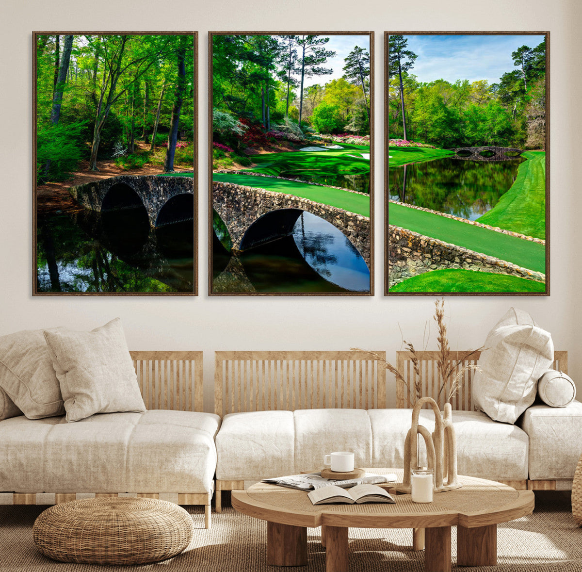 Augusta National Golf Club Wall Art - Panoramic Bridge &