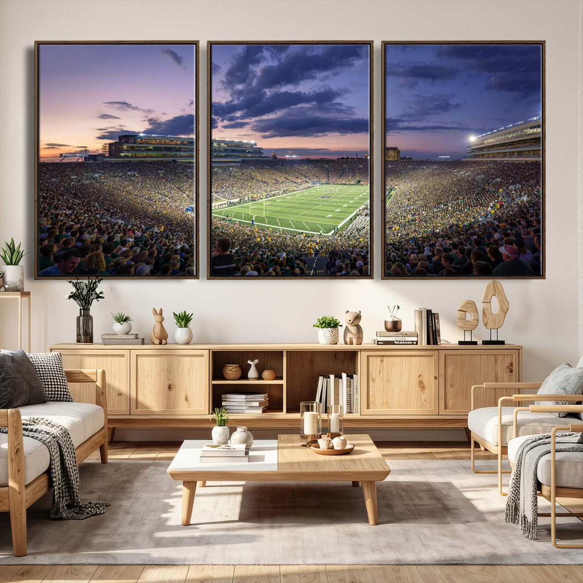 Notre Dame Fighting Irish Football Team Print - Notre Dame