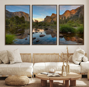 Yosemite Valley Wall Art Canvas Print – Framed El Capitan