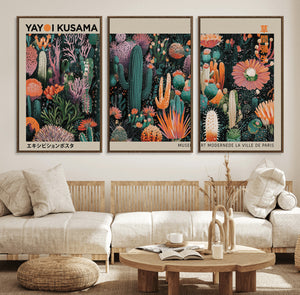 Yayoi Kusama Art Print Canvas – Abstract Mount Fuji Japanese