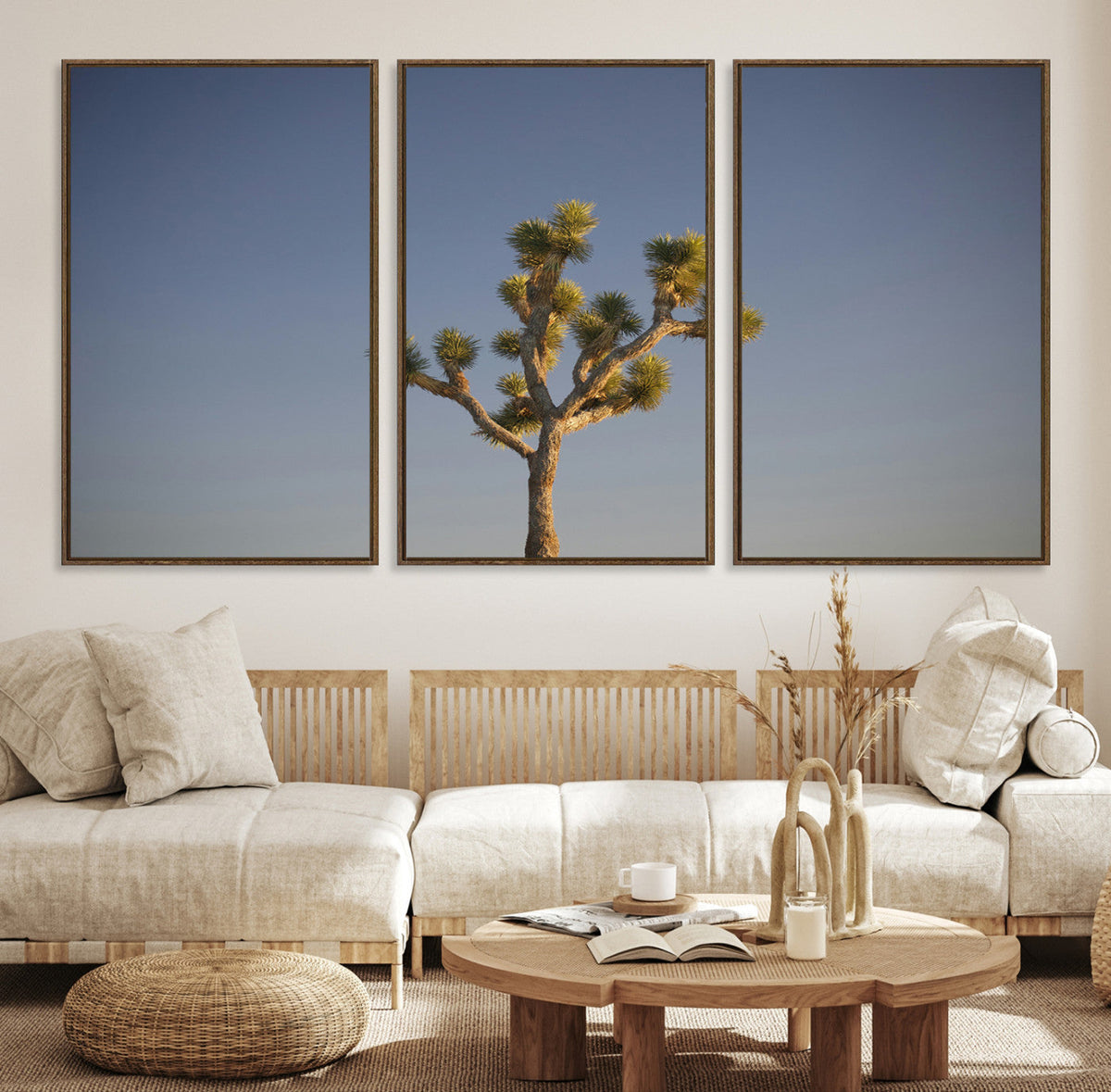 Joshua Tree Wall Art Canvas Print – Framed Southwestern