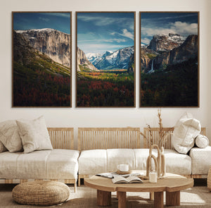 Yosemite National Park Wall Art Canvas Print – Framed