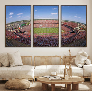 William Brice Stadium Wall Art Canvas Print – Stadium Crowd