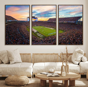 Jordan-Hare Stadium Wall Art Canvas Print, Football Stadium