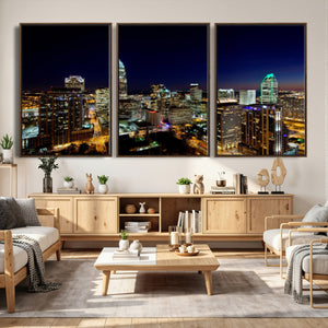 Atlanta Skyline Wall Art Canvas Print – Modern Cityscape