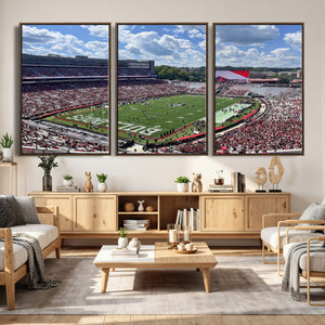 Georgia Bulldogs Stadium Wall Art Canvas Print, Sanford