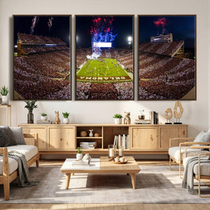 Oklahoma Memorial Stadium Wall Art Canvas Print – Oklahoma