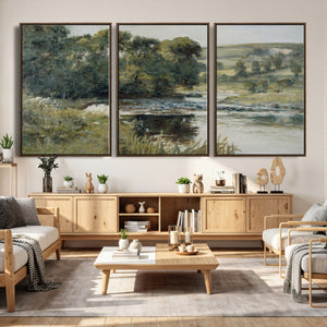 Streamside by Edward Mitchell Bannister Wall Art Canvas