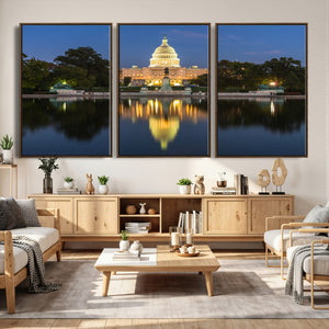 US Capitol Building Wall Art Canvas Print – Washington DC