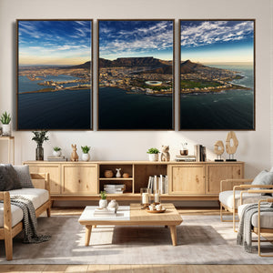 Cape Town Skyline Wall Art Canvas Print – Table Mountain