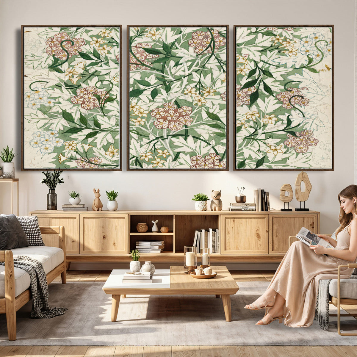 William Morris Jasmine 1872 Canvas Wall Art — Arts and