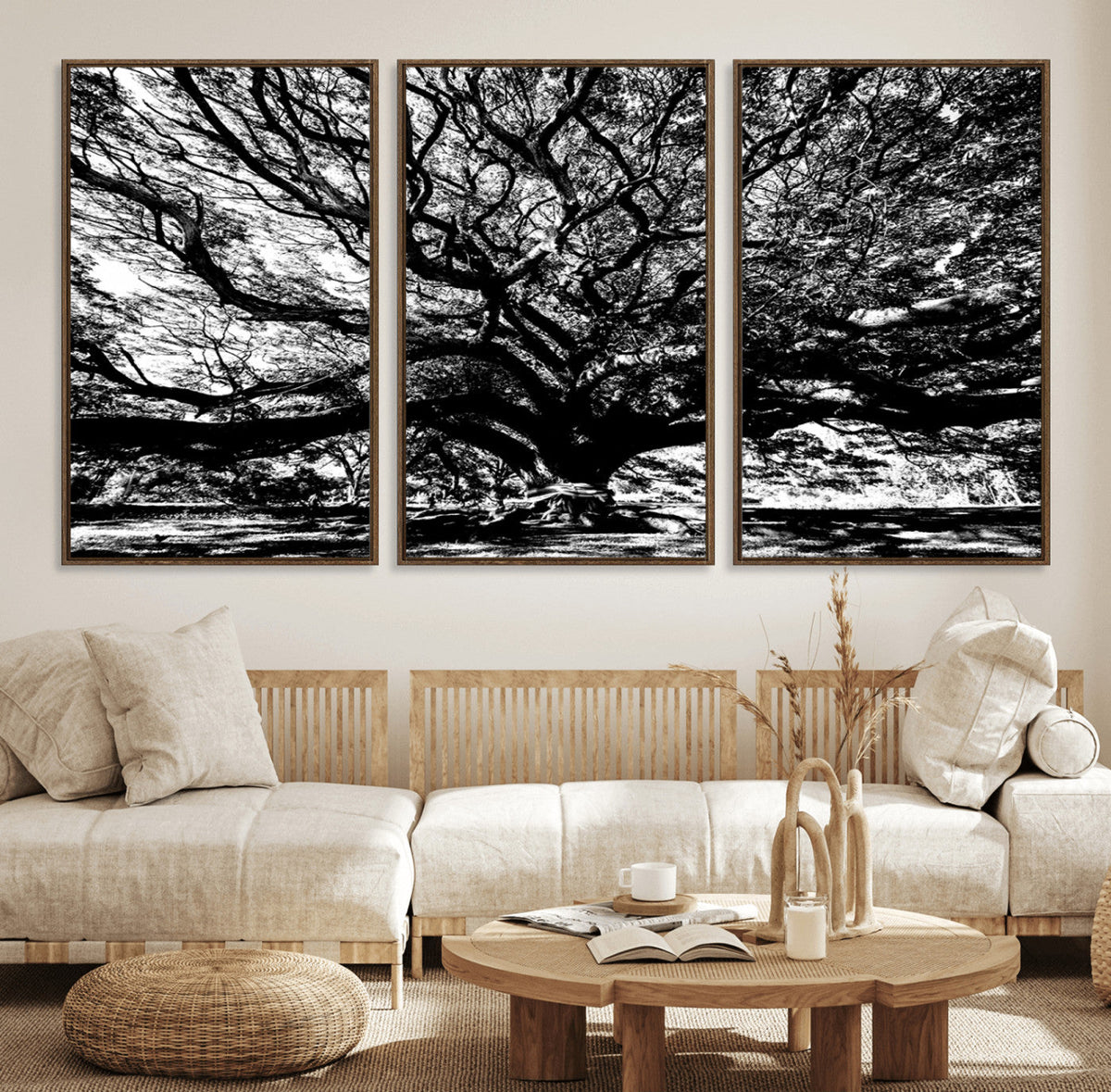 Mighty Angel Oak Wall Art | Angel Oak Tree Art Print