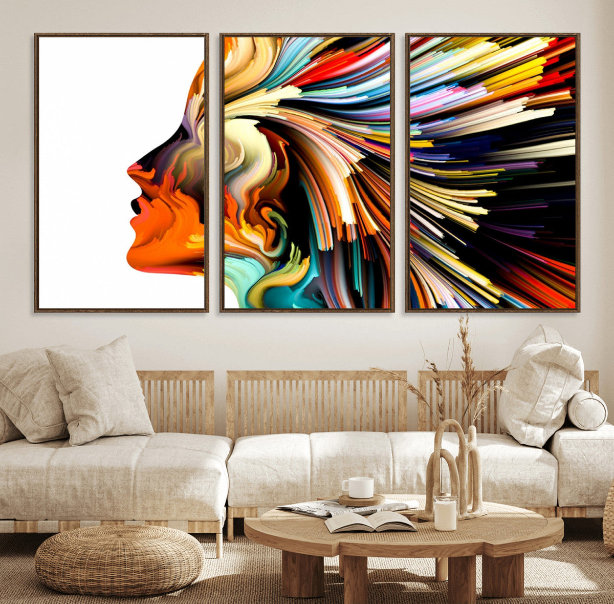 Profile Colors Canvas Print