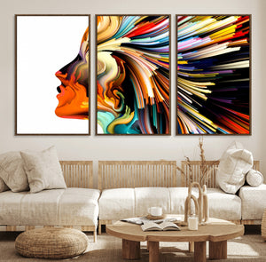 Profile Colors Canvas Print