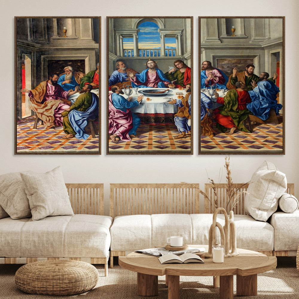 The Last Supper Multi Panel Canvas Wall Art
