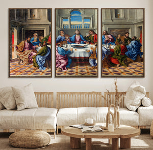 The Last Supper Multi Panel Canvas Wall Art